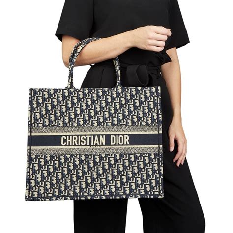 dior cloth tote